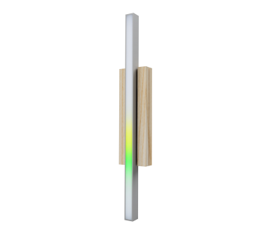 CO2-Ampel im Echtholzdesign