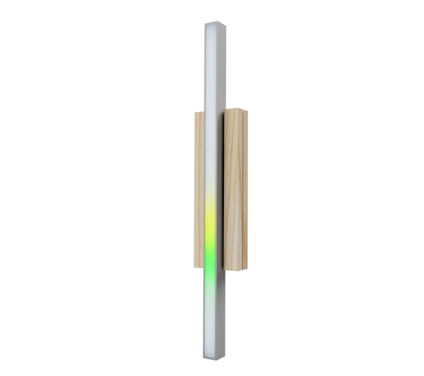 CO2-Ampel im Echtholzdesign