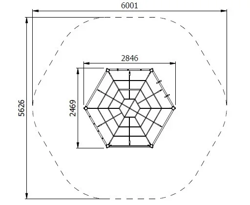 6-eck-Kletteranlage Movilo 3
