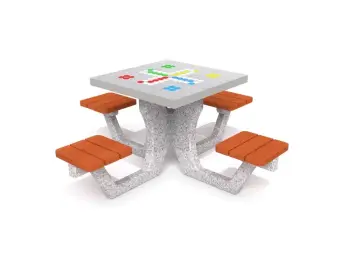 Spieltisch aus Beton Ludospiel