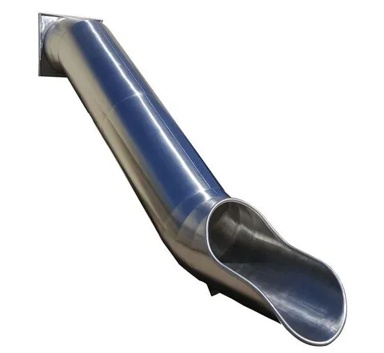 Edelstahlwendelrutsche