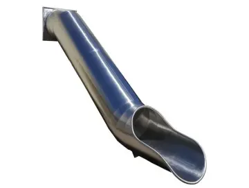 Edelstahlwendelrutsche