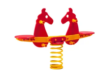 Federwippe "Pferde-Duo"