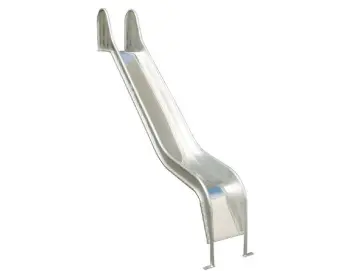 Metallrutschen mit Edelstahlrutschbelag