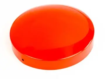 Metall-Pfostenabdeckkappe rot
