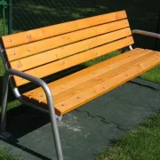 Kommunale Sitzbank - Holzbank