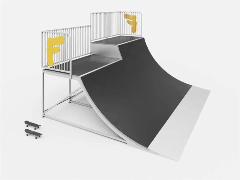 Quarter Pipe 2 Level